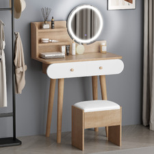 2 Piece Carina Dressing Table & Stool Set