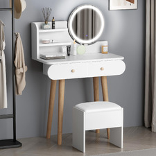 2 Piece Carina Dressing Table & Stool Set