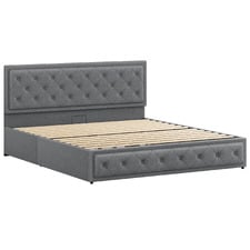Hoyce Upholstered Gas Lift Storage Bed