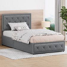 Hoyce Upholstered Gas Lift Storage Bed