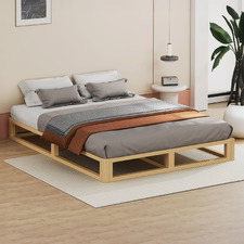Berenice Pine Wood Bed Base