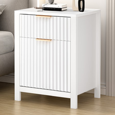 Lestat 2 Drawer Bedside Table