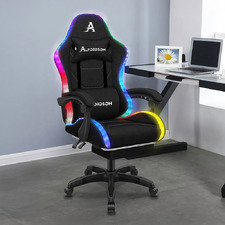 Ralph LED Gaming Chair with Footrest