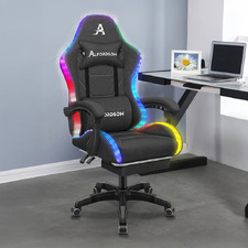Ralph LED Gaming Chair with Footrest