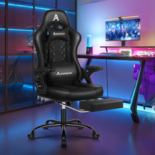 Klinth Gaming & Massage Chair with Footrest