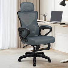 Felix Mesh Executive Chair with Footrest