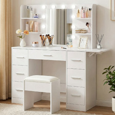 2 Piece Willow Dressing Table & Stool Set
