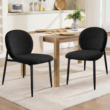Dorado Teddy Velvet Dining Chairs (Set of 2)