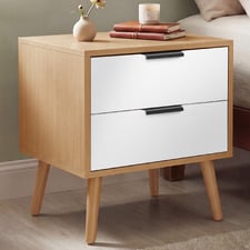 Sebastian 2 Drawer Bedside Table