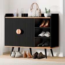 Bexley Shoe Cabinet with Open Shelves