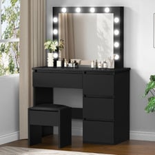 2 Piece Vehsa Dressing Table & Stool Set