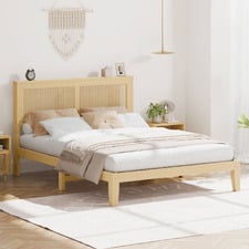Diaz Rattan Platform Bed