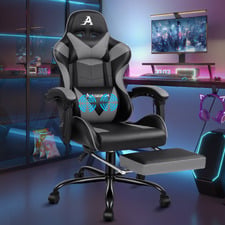Darius Faux Leather Gaming Chair with Lumbar Massage