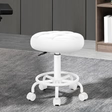 Zora Faux Leather Office/Salon Stool