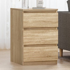 Regal 3 Drawer Bedside Table