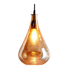 Lustre Teardrop Glass Pendant Light