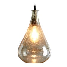 Lustre Teardrop Glass Pendant Light