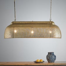 Basuki Iron Mesh 3 Light Linear Pendant
