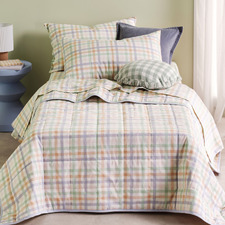Orange Playground Organic Cotton Double Coverlet Set