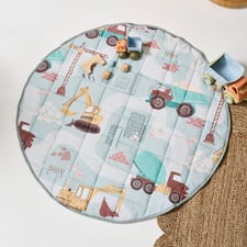 The Big Build Cotton Percale Play Mat