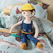 The Big Build Eddie The Tradie Novelty Cushion