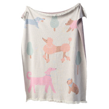 Petite Paris Knitted Cotton Blanket