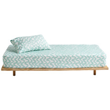 Wiggle Wiggle Cotton Percale Fitted Sheet Set