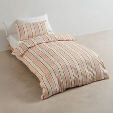 Linen House Kids Pink Sailor Stripe Quilt Cover Set