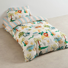 Linen House Kids Creatures Great & Small Quilt Cover Set