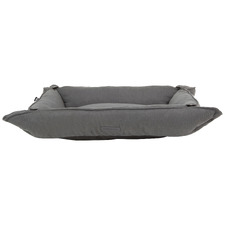 2-in-1 Charcoal Sofa Pet Bed