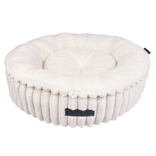 Donut Velour Corduroy Reversible Cat Bed