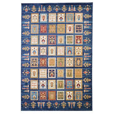 Navy Suray Power-Loomed Rug