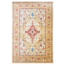 Beige Ara Power-Loomed Rug