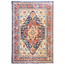 Navy Ara Power-Loomed Rug