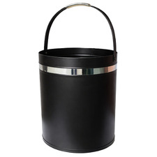 Black Vance Round Bucket