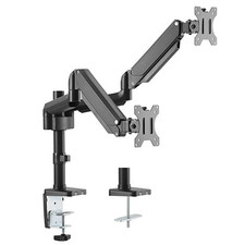 Black Weston Twin Monitor Arm