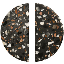 2 Piece Hemi Dolce Terrazzo Cabinet Pull Handle Set