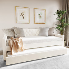 Yasmine Velvet Daybed with Trundle