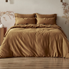 Rust Gaultier 400TC Bamboo & Cotton Sateen Quilt Cover Set