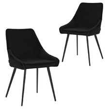 Shogun Velvet Dining Chairs (Set of 2)