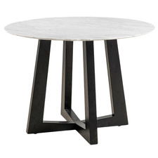 Devereaux Italian Carrara Marble Dining Table