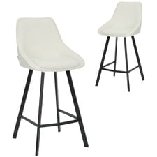 67cm Nemo Boucle Barstools (Set of 2)