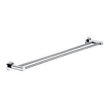 Rosa 750mm Brass Double Towel Rail