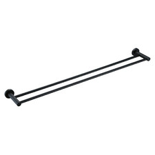 Rosa 750mm Brass Double Towel Rail