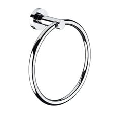 Rosa Brass Towel Ring