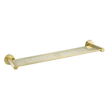 Rosa Brass Bathroom Shelf