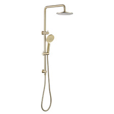 Rosa 200m Square Gooseneck Twin Shower