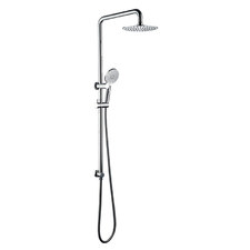 Rosa 200m Square Gooseneck Twin Shower