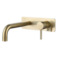 Rosa Backplate 200mm Bath/Basin Wall Mixer Set