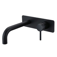 Rosa Backplate 200mm Bath/Basin Wall Mixer Set